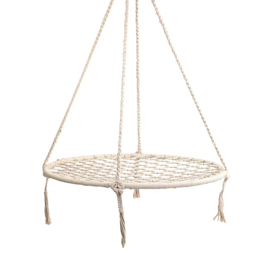 100cm Hammock Chair Outdoor Tree Swing Nest Web Hanging Seat