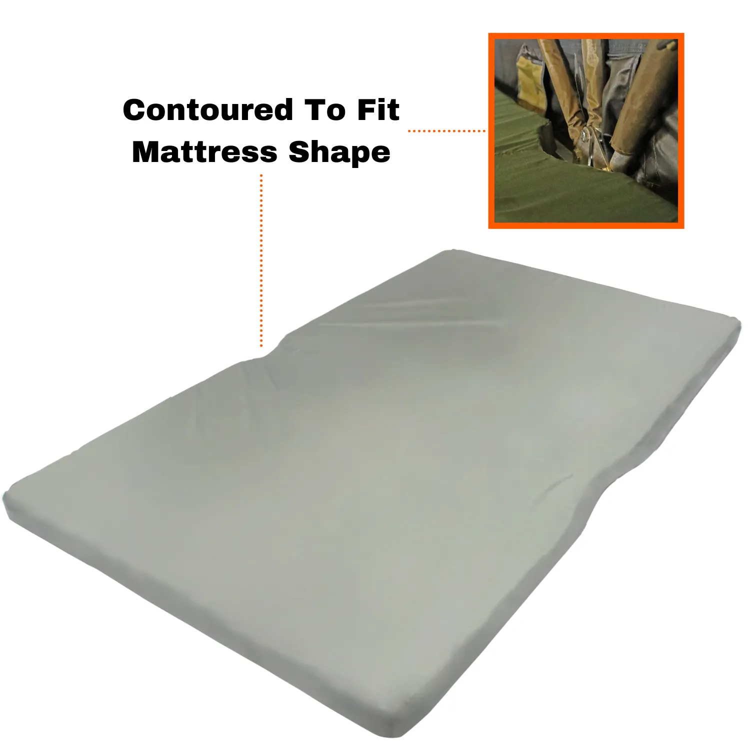 23ZERO Soft-Shell Roof-Top Tent Mattress Fitted Sheet 100% Cotton