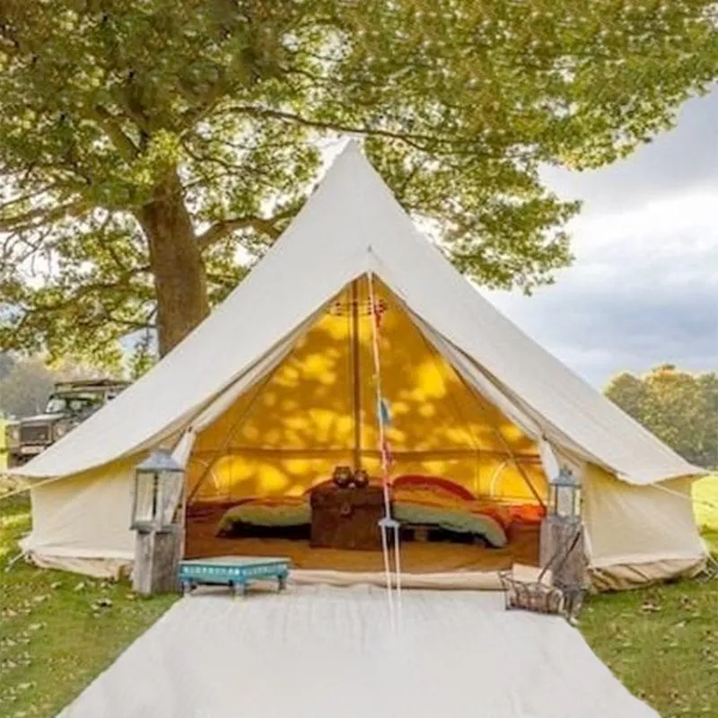 6m Bell Tent 'Pro' 360gsm 100% Proban© Flame Resistant Canvas