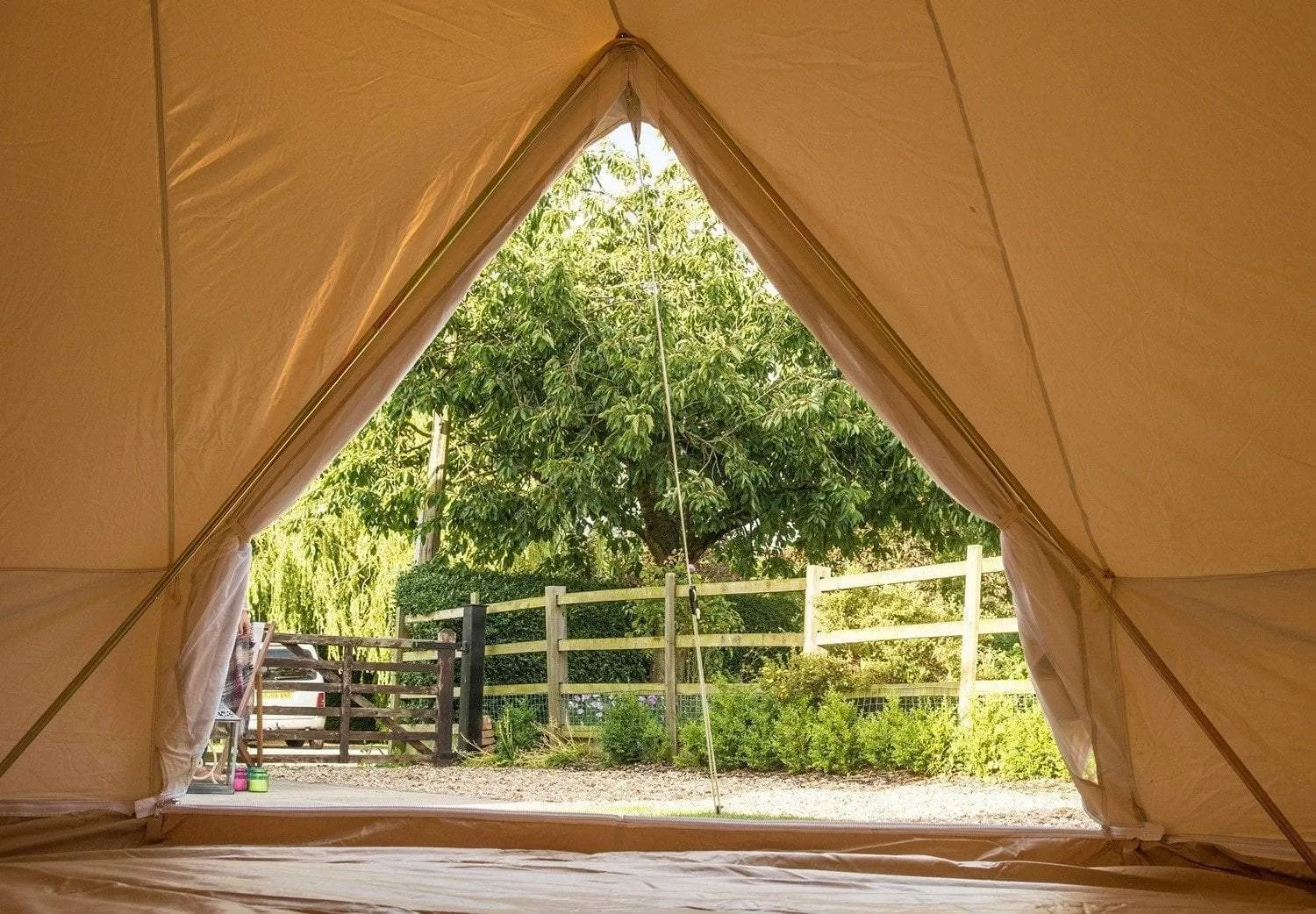 6m Bell Tent 'Pro' 360gsm 100% Proban© Flame Resistant Canvas