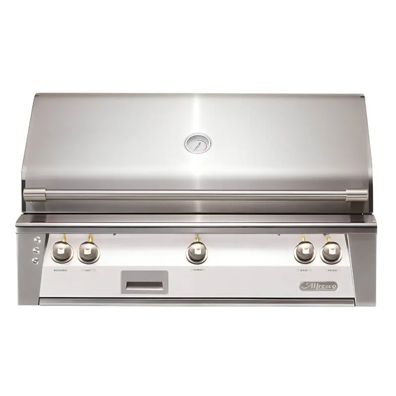 Alfresco ALXE 42-Inch Built-In Gas Grill With Sear Zone And Rotisserie