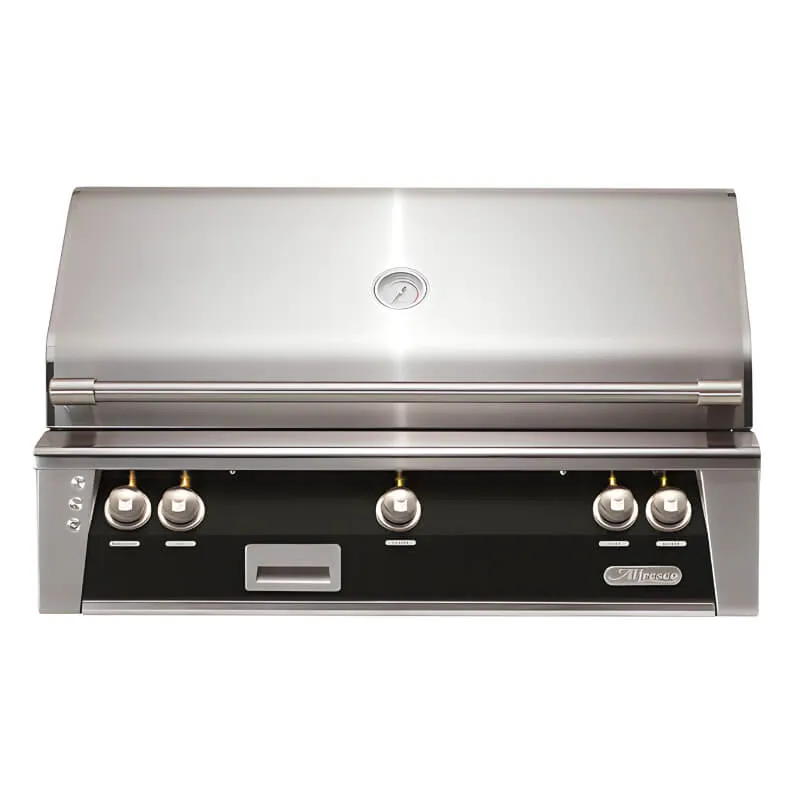 Alfresco ALXE 42-Inch Built-In Gas Grill With Sear Zone And Rotisserie