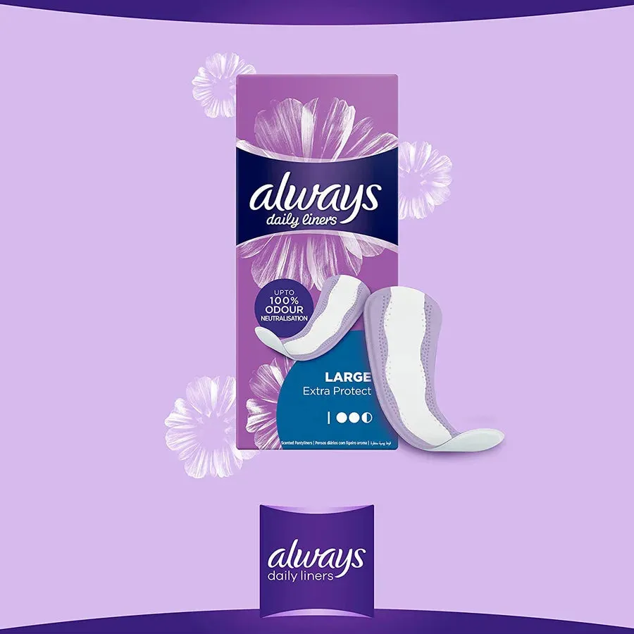 Always Liners Extra Protect Large (48 20Free)