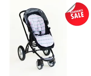 Bambella Pram Liner - Pink Chevron