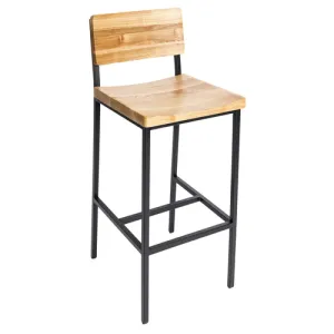 BFM Seating JS33BNTW-SB Bar Stool