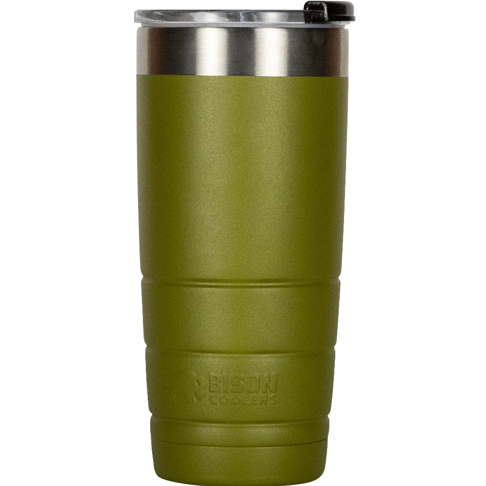 Bison Coolers Black 22oz Bison Tumbler Double-Wall Vacuum - 992101