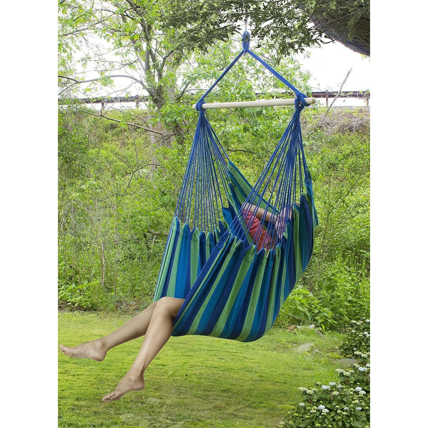 Brazilian Hammock Chair Swing with Spreader Bar