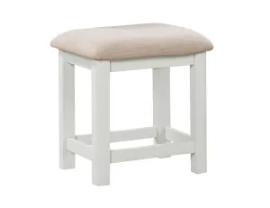 Camden Off White Dressing Table Stool