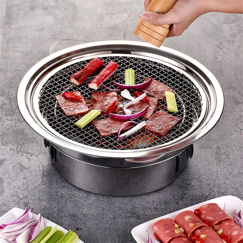 Charcoal Barbecue Grill Non-stick Barbecue Grills Portable Grill