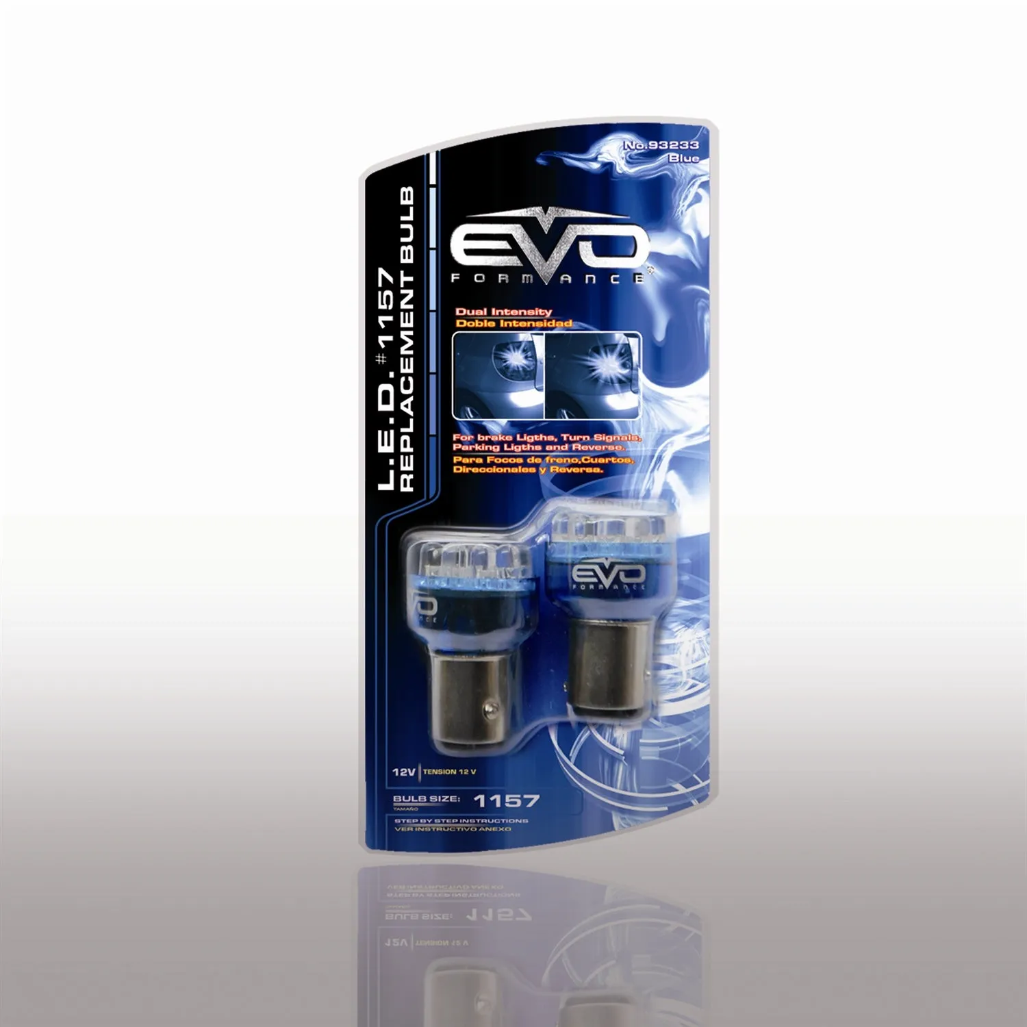 Cipa USA 93233 EVO Formance LED Replacement Bulb; 1157; Blue; Pair;