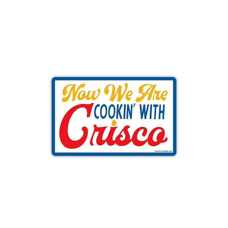 Cookin' With Crisco Sticker