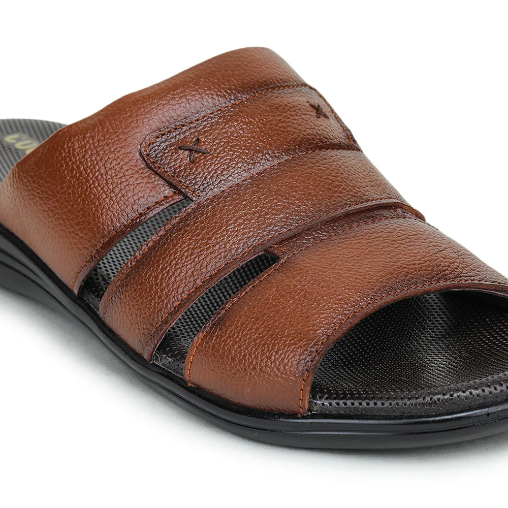 Coolers By Liberty HOL-66 Casual Tan Slippers For Men