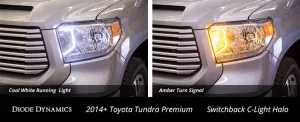 Diode Dynamics - Switchback C-Light LED Halos - 2014-2017 Toyota Tundra