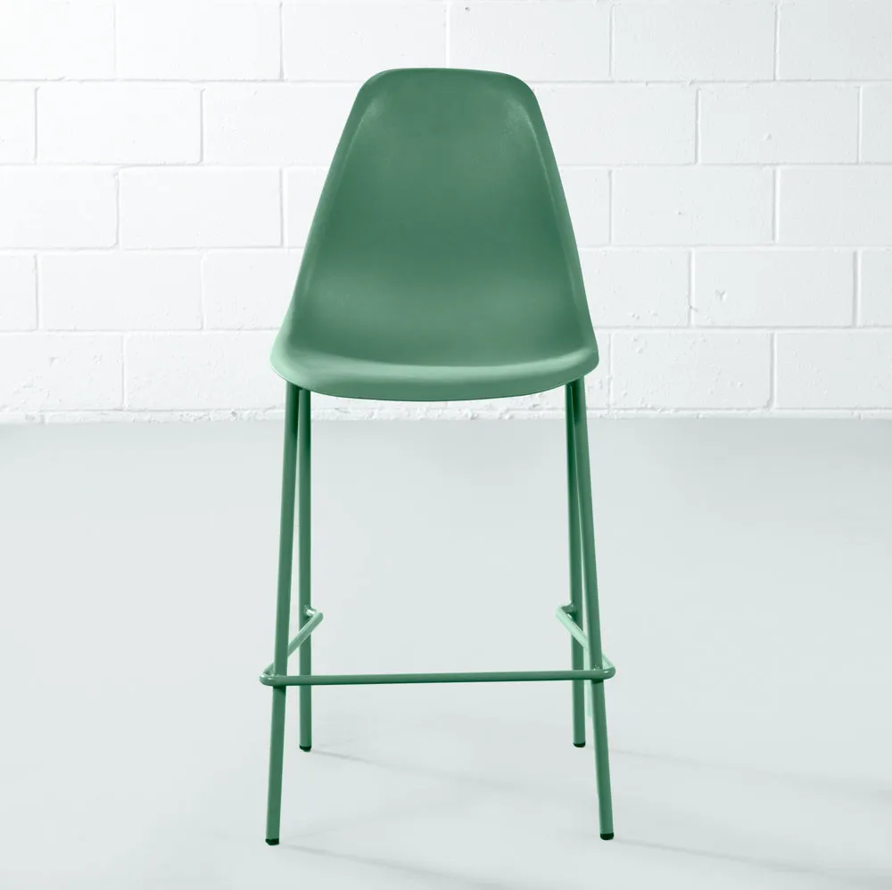 ELLEN - Green Counter Stool