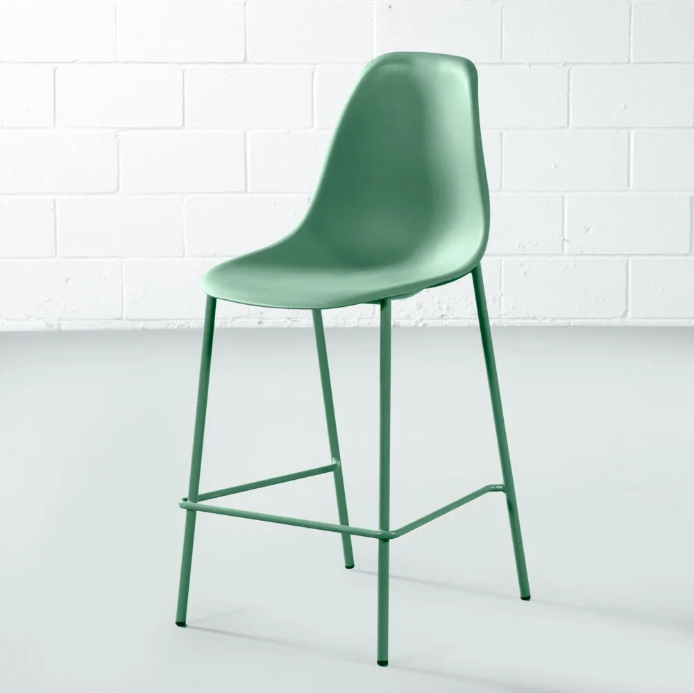 ELLEN - Green Counter Stool