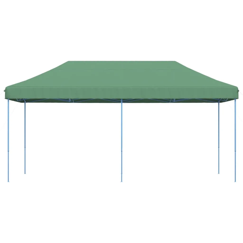 Foldable Party Tent Pop-Up Green 580x292x315 cm