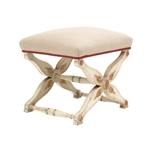 French Antique Curule Stool