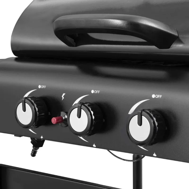 Gas Bbq Grill 3-Burner