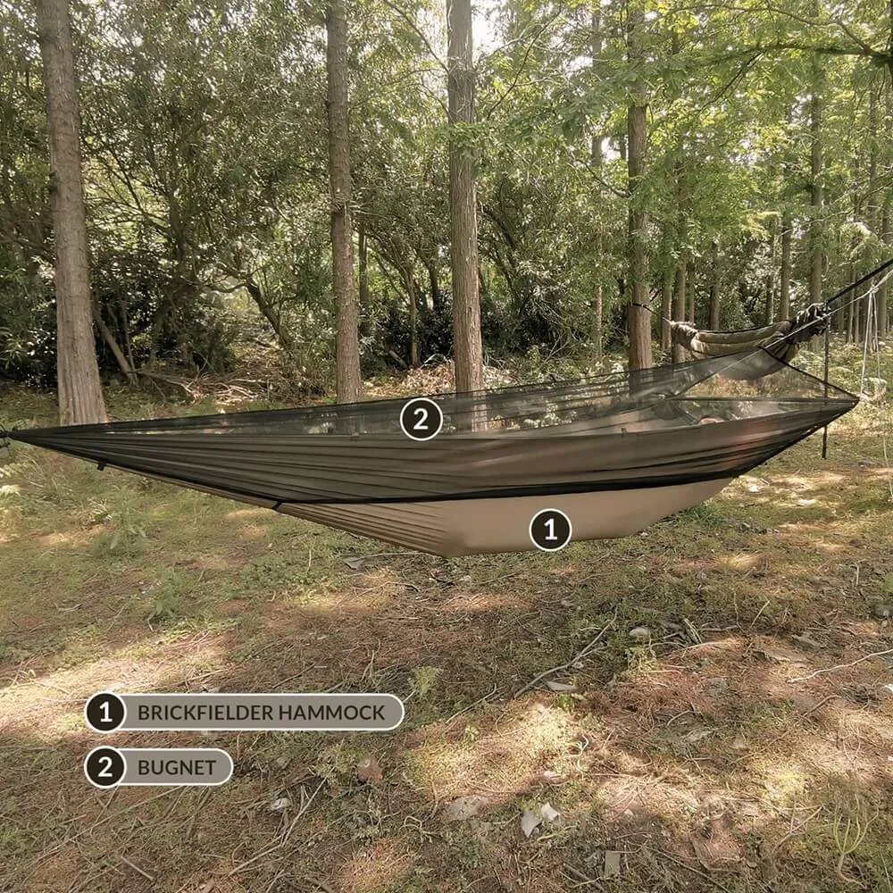 Half Bridge Hammock with Bugnet- Brickfielder