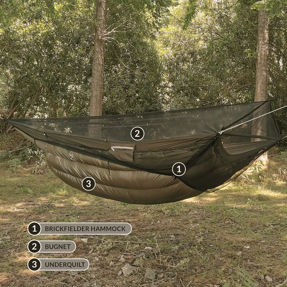 Half Bridge Hammock with Bugnet- Brickfielder