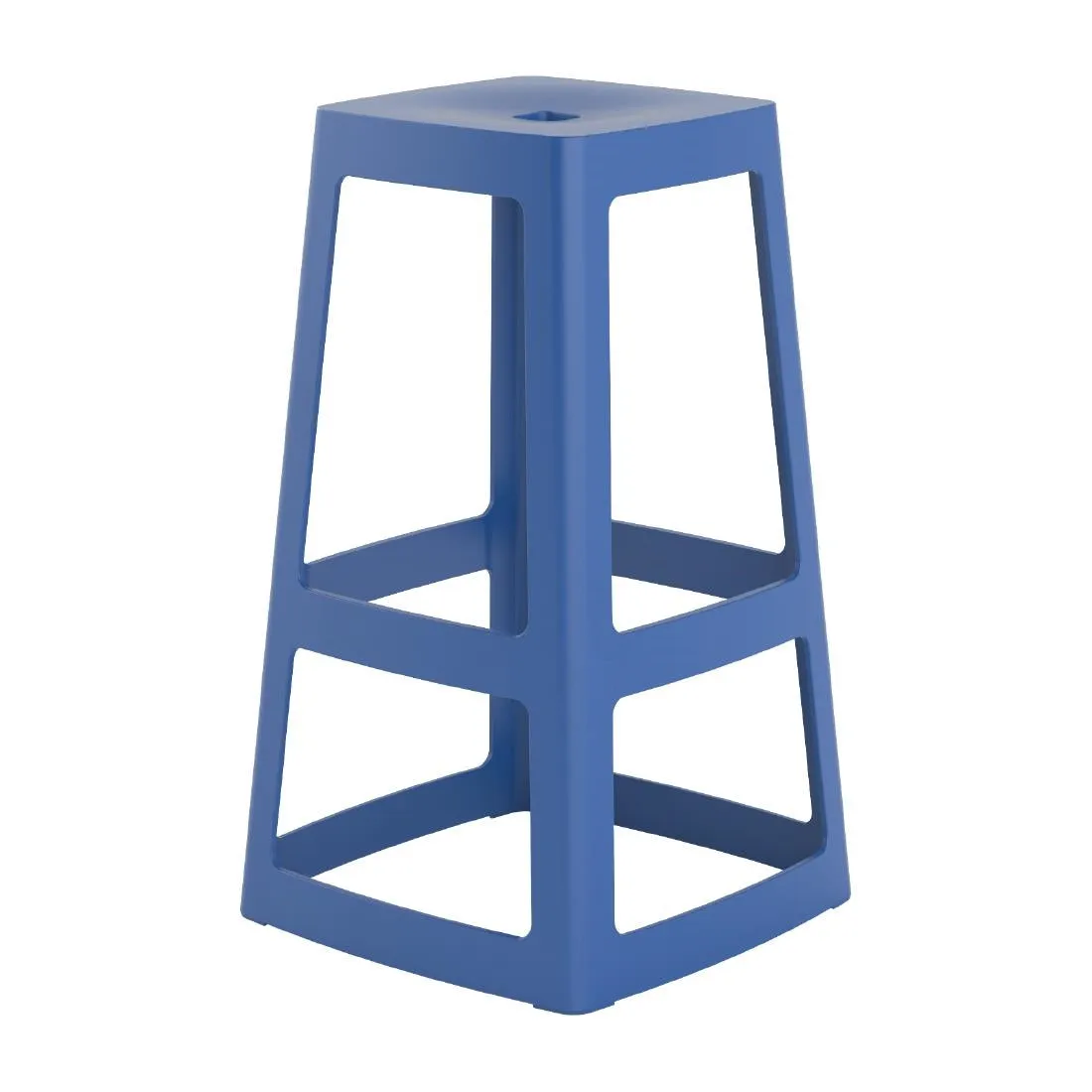 HX790 Origin Base High Stool Violet Blue 450x450x750mm (Pack of 2)