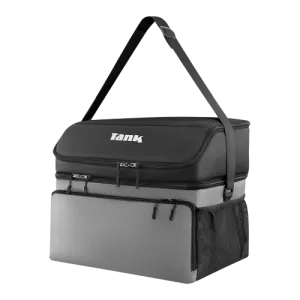 Insulated Thermal Bag 30 L Gray & Black