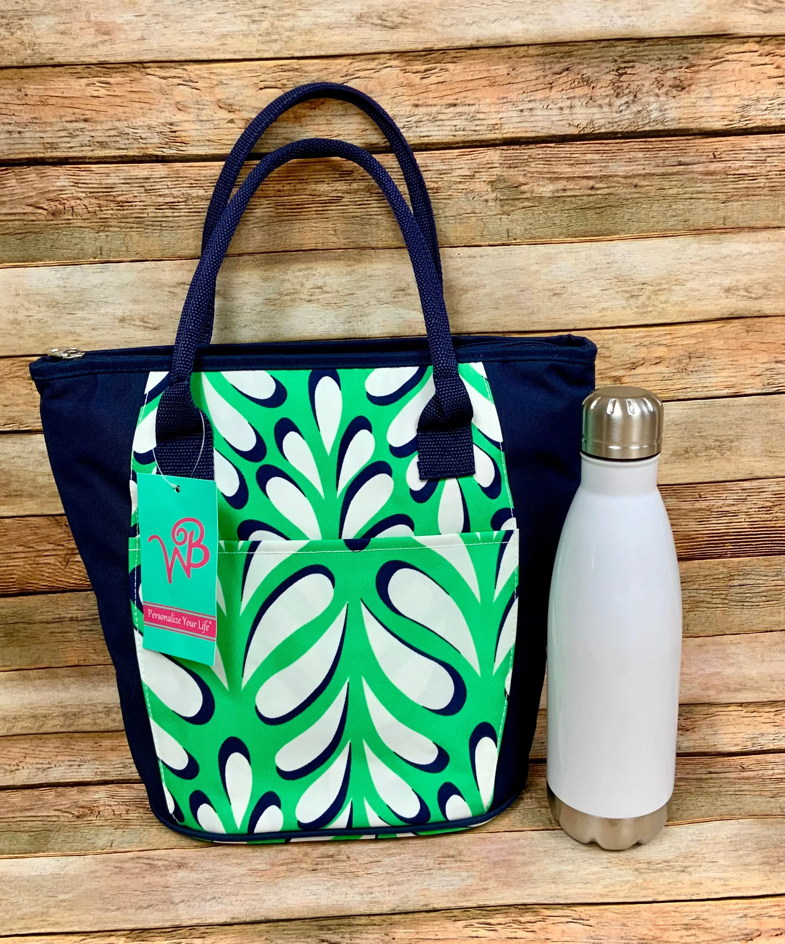 Island Palm Cooler Tote