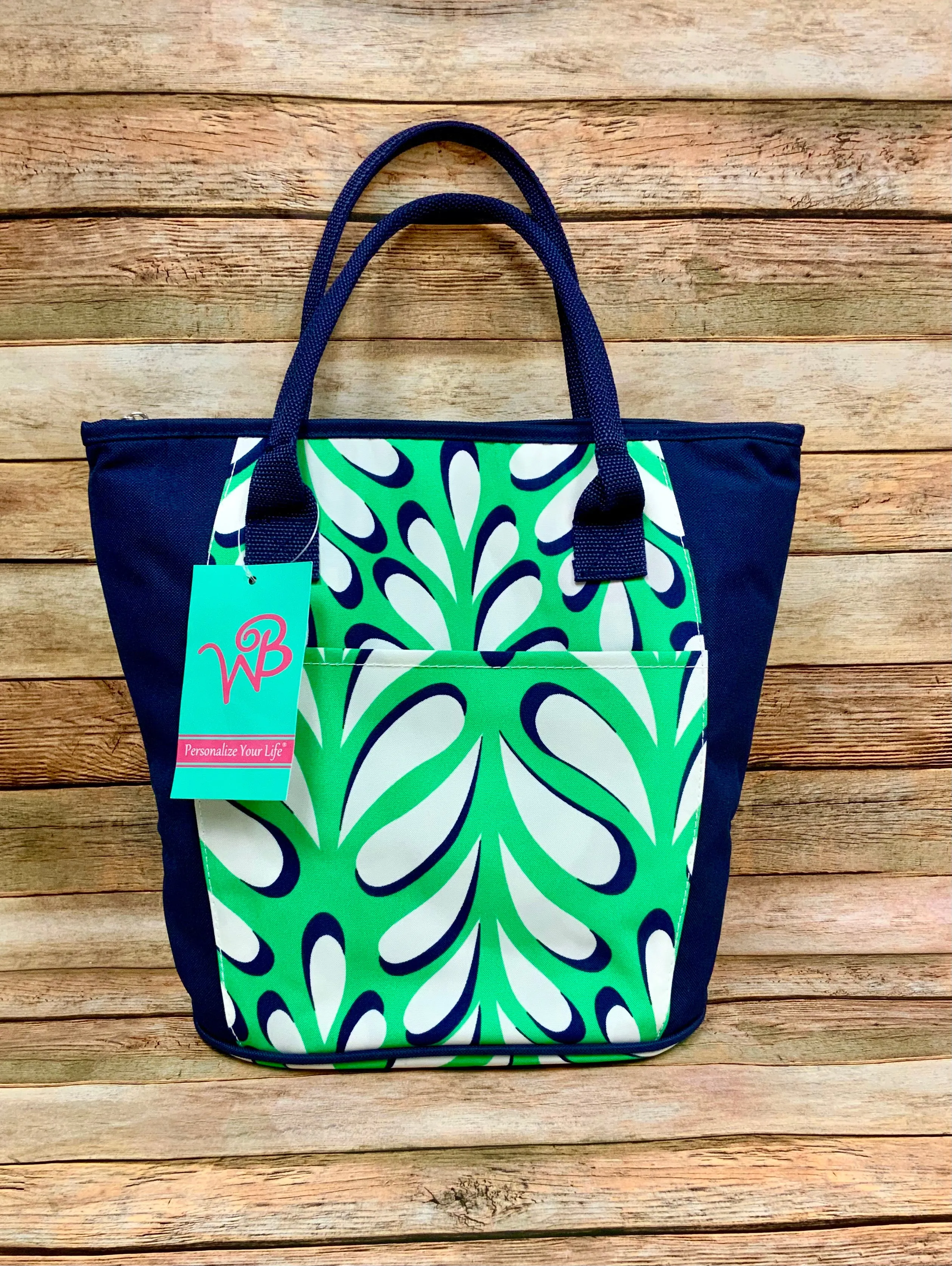 Island Palm Cooler Tote