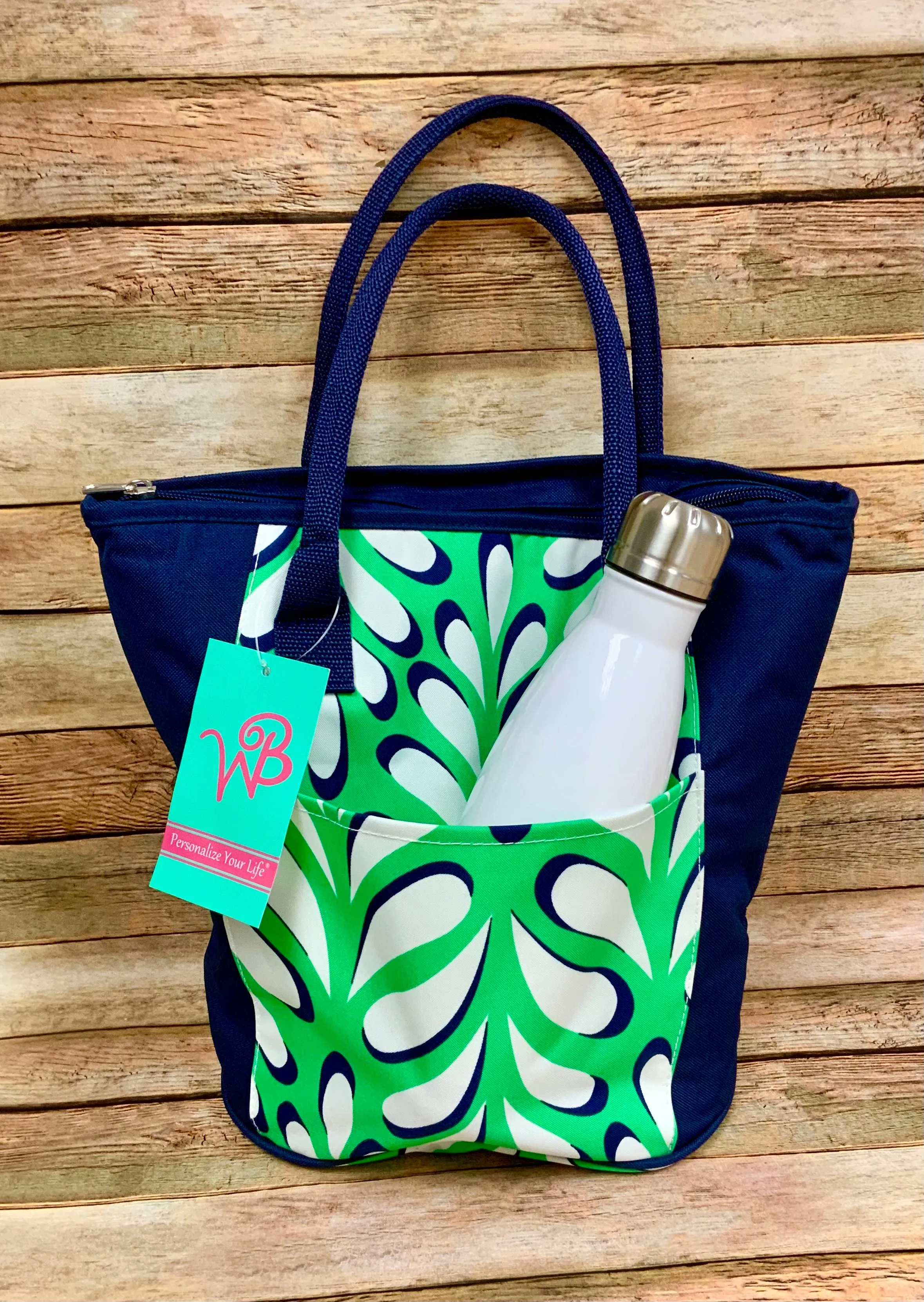 Island Palm Cooler Tote