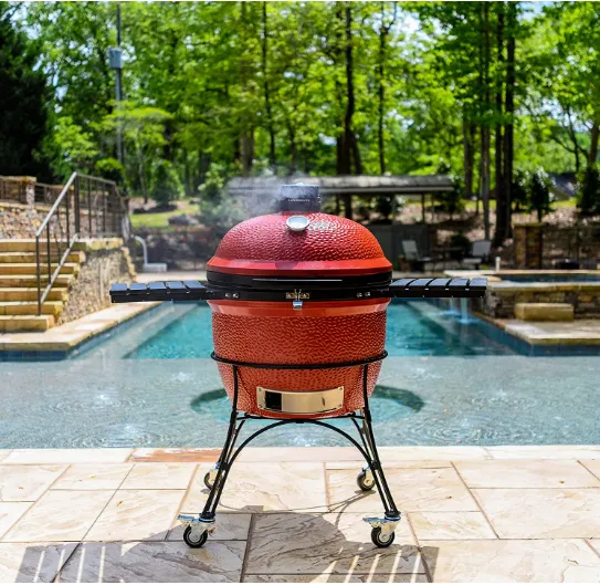 Kamado Joe:  Big Joe II w/ Cart, Side Shelves, Heat Deflector & Tools w/ BJ-CBH