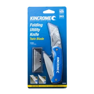 Kincrome Twin Blade Folding Utility Knife - K6102