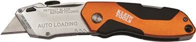 Klein Tools Auto-Loading Folding Retractable Utility Knife