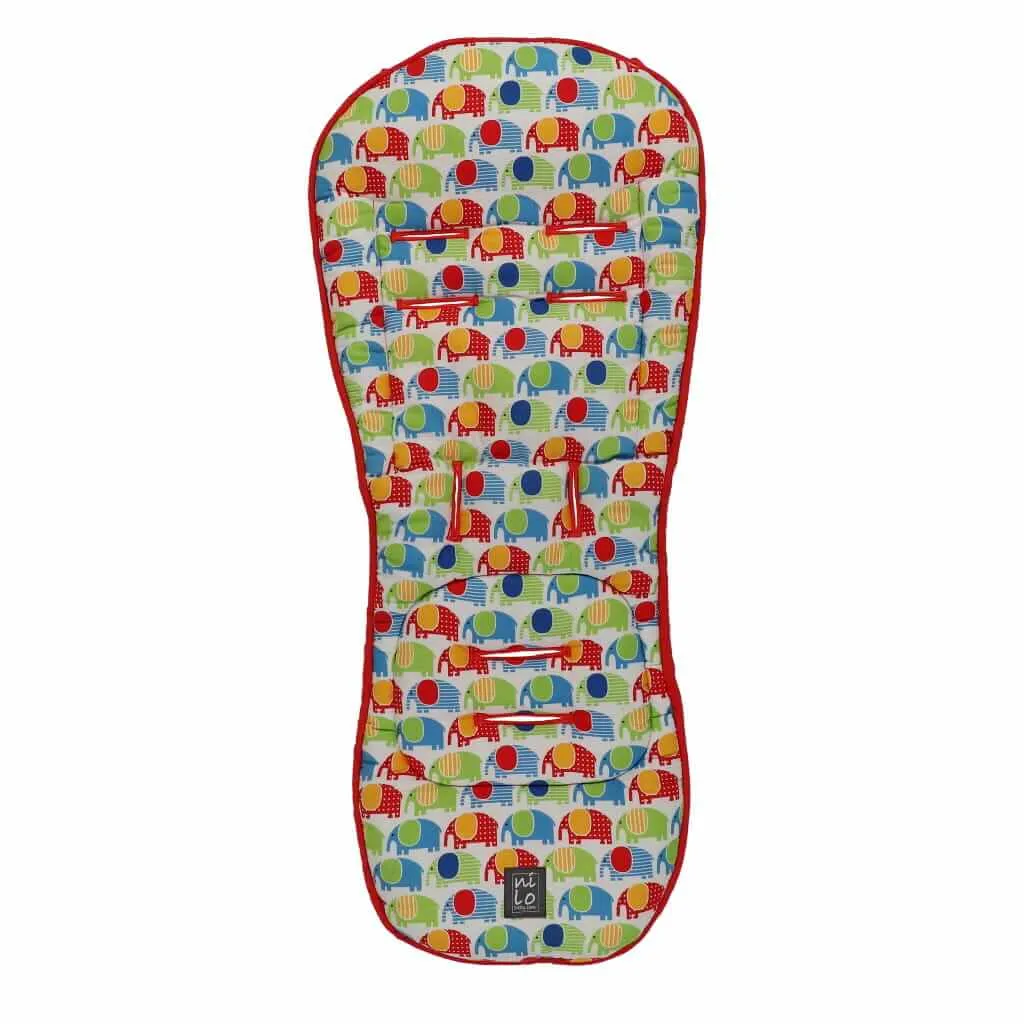 Long Stroller Mat Fun Parade Red