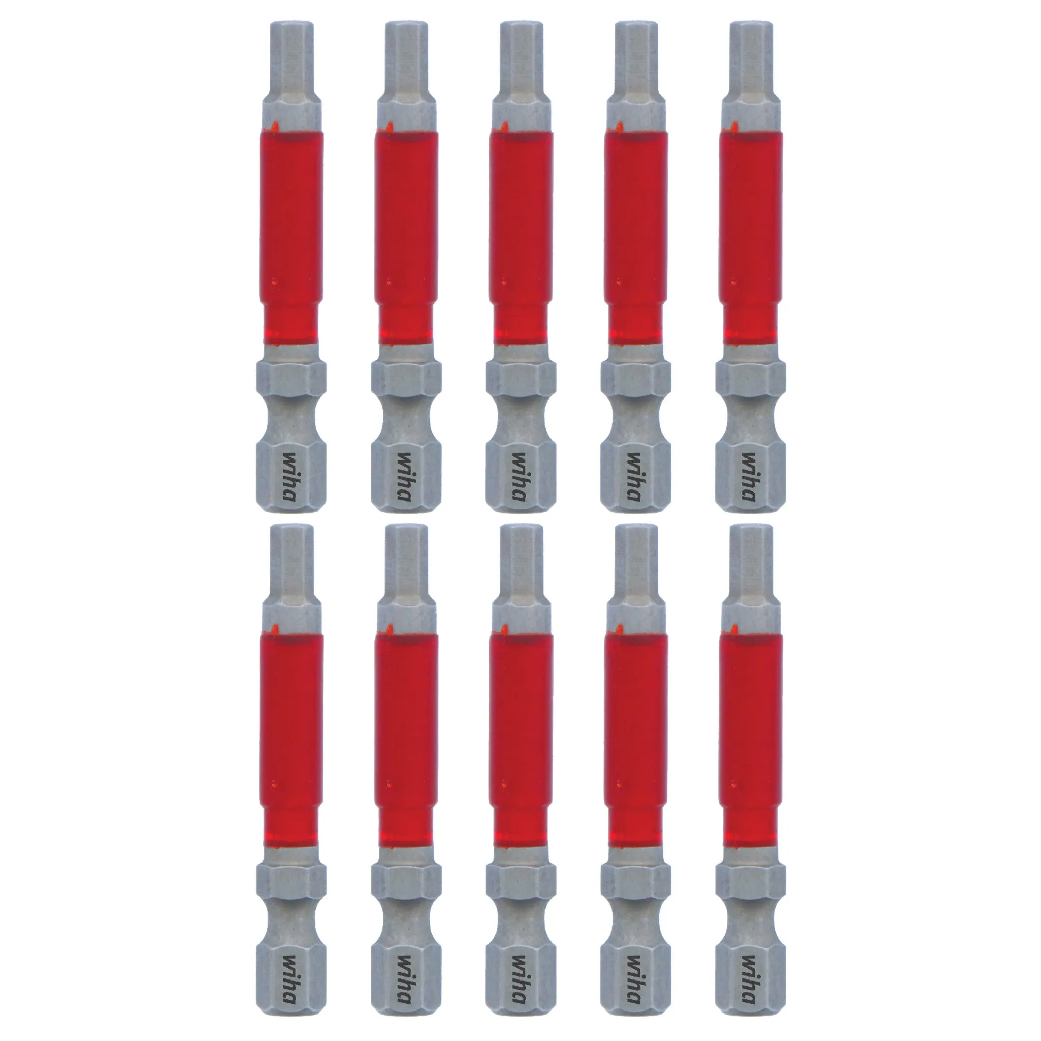 MaxxTor Impact Power Bit Hex 3/16" x 49mm - 10 Pack