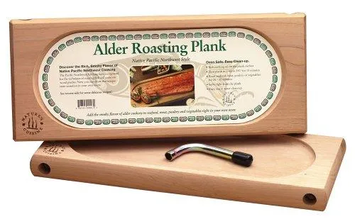 Nature&#39;s Cuisine NC003 Large Alder Oven Roasting Plank, 17 by 7-Inch