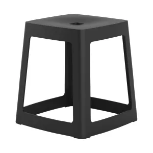 Origin Base Stool Traffic Black 400x400x440mm (Pack of 2)