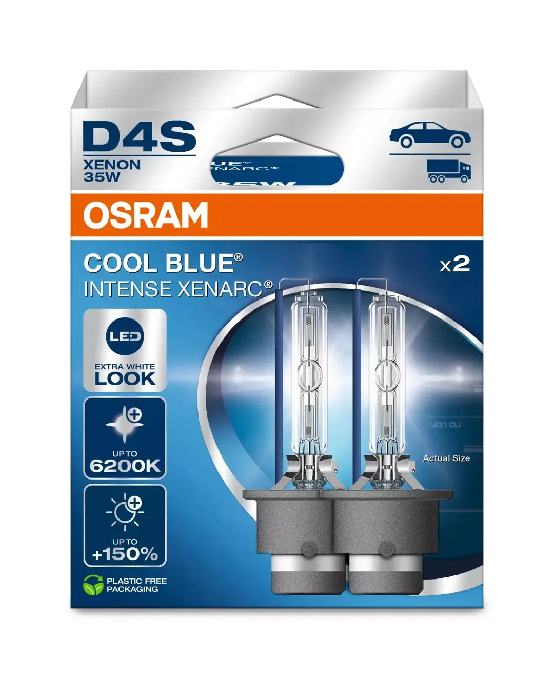 Osram D4S Cool Blue Intense Next Gen 66440CBN-2HB Duo box HID xenon bulbs