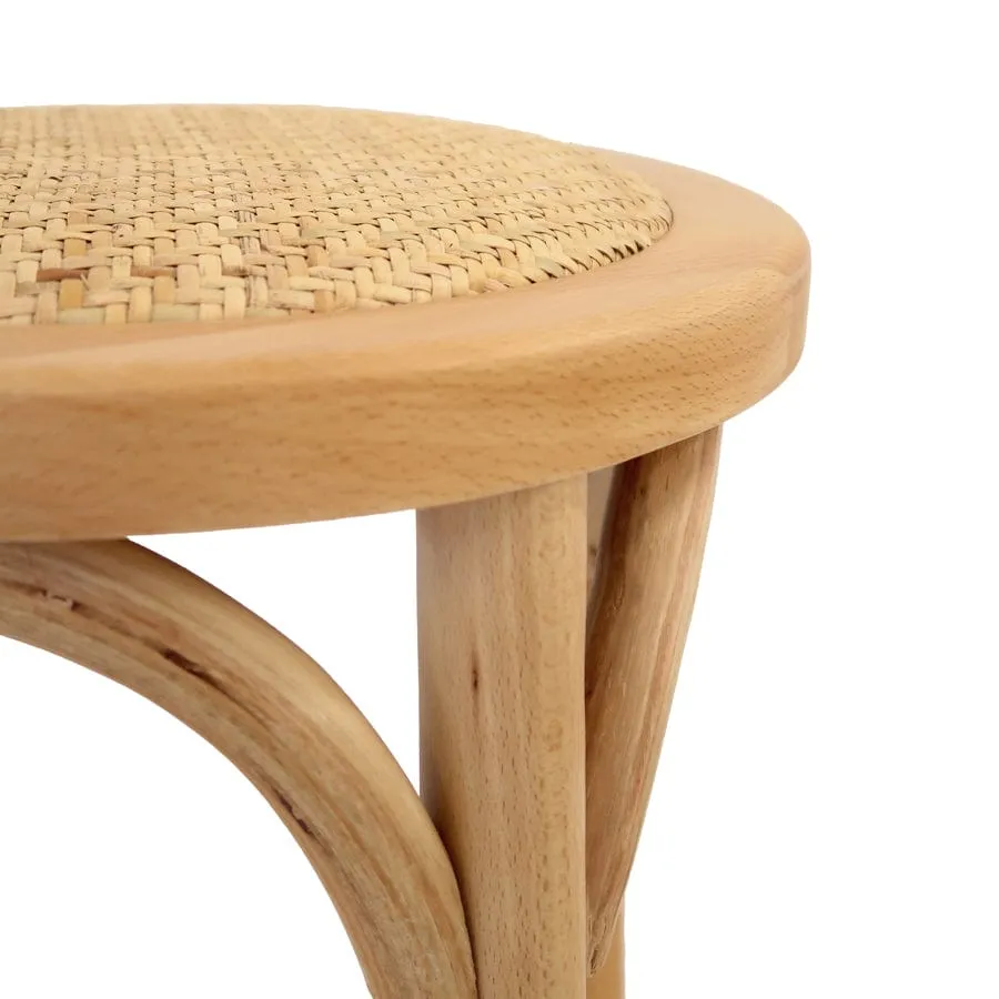 Salsa 2.0 Rattan & Bentwood Counter Stool Natural