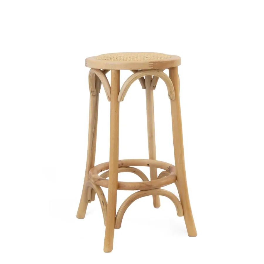 Salsa 2.0 Rattan & Bentwood Counter Stool Natural