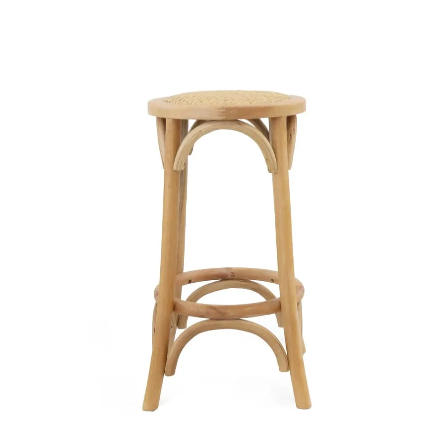 Salsa 2.0 Rattan & Bentwood Counter Stool Natural