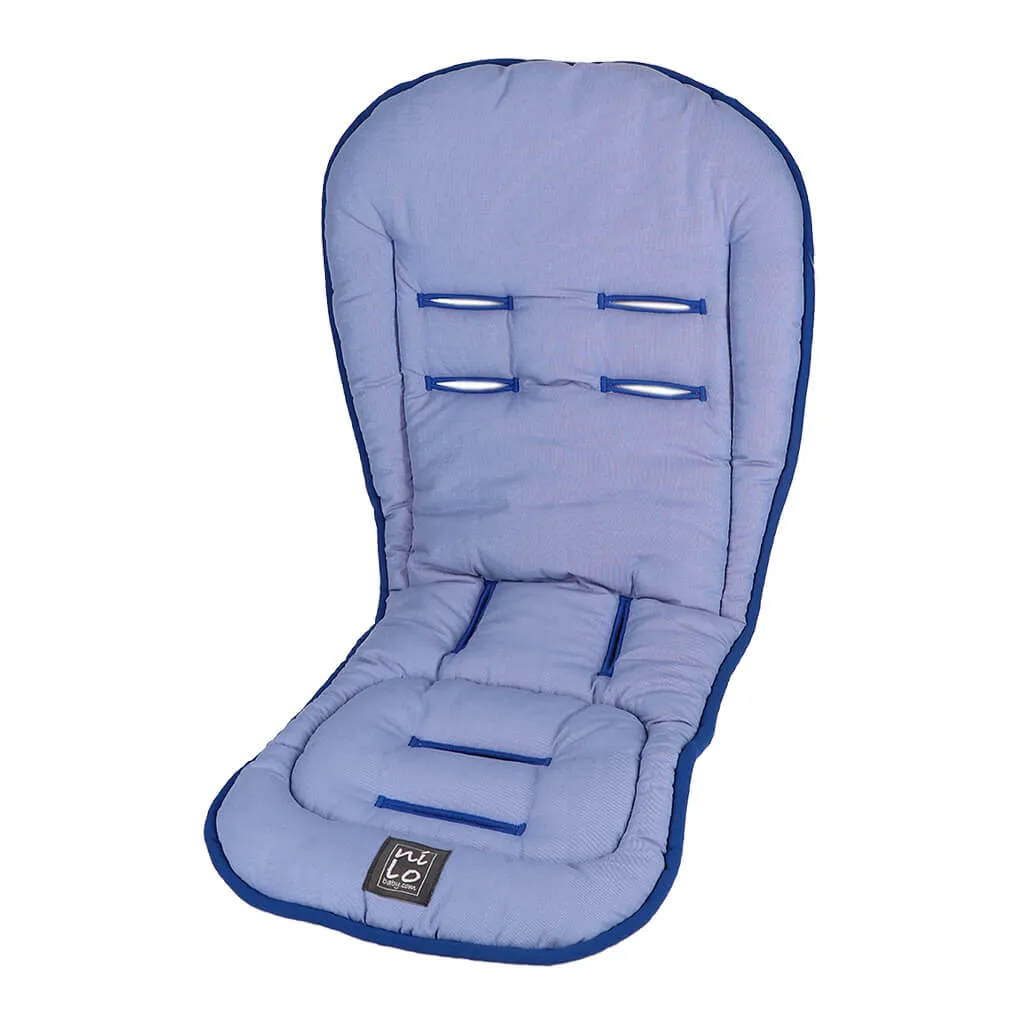 Short Stroller Mat Classic Blue