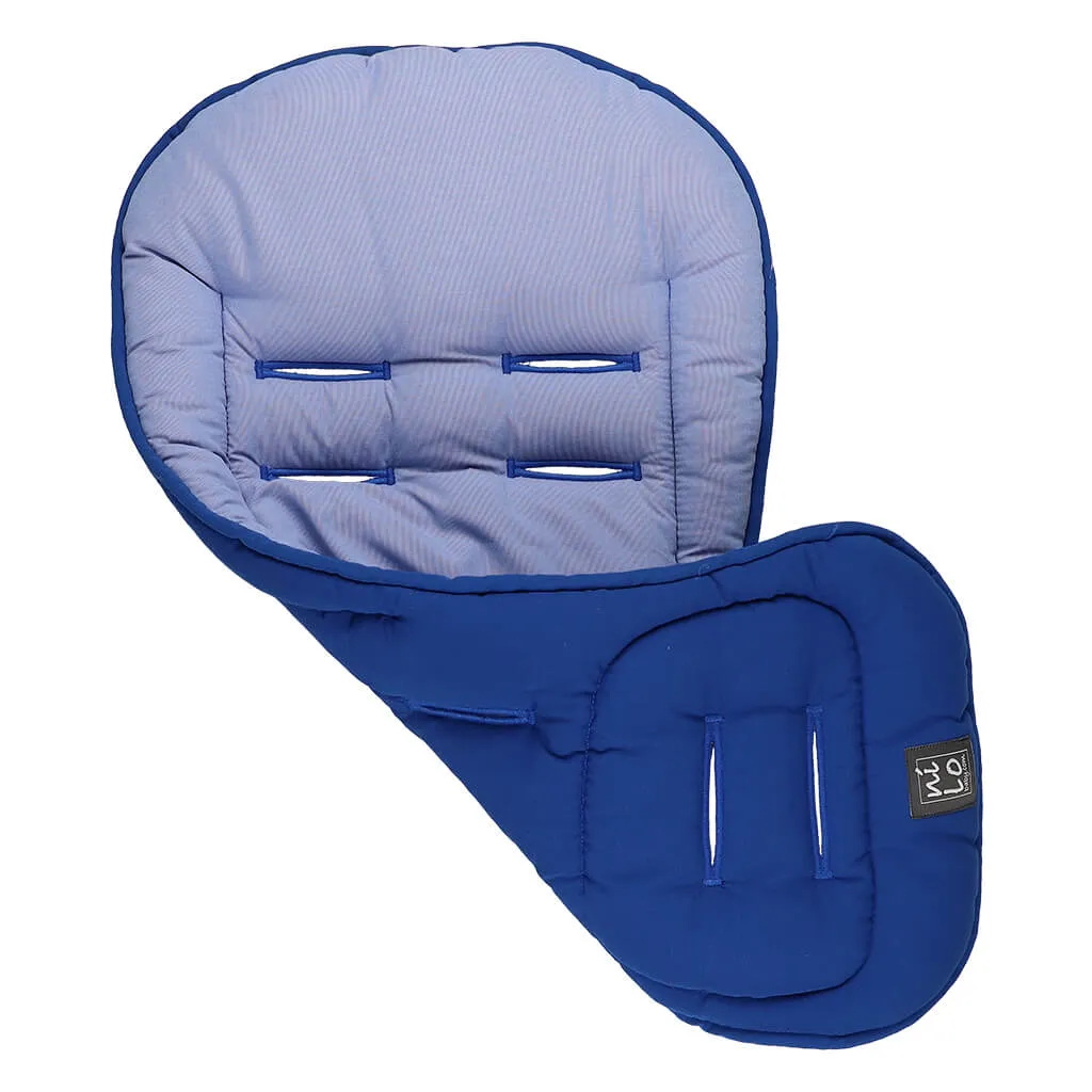 Short Stroller Mat Classic Blue