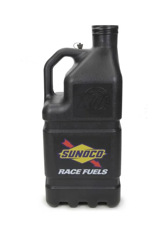 Sunoco Race Jugs Gen 3 Utility Jug - 5 gal - 9 x 9 x 23" Tall - No Cap - Square - Plastic - Black