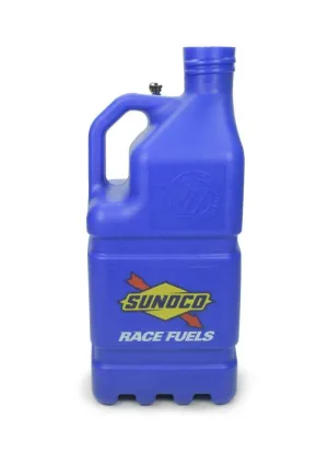 Sunoco Race Jugs Gen 3 Utility Jug - 5 gal - 9 x 9 x 23" Tall - No Cap - Square - Plastic - Blue