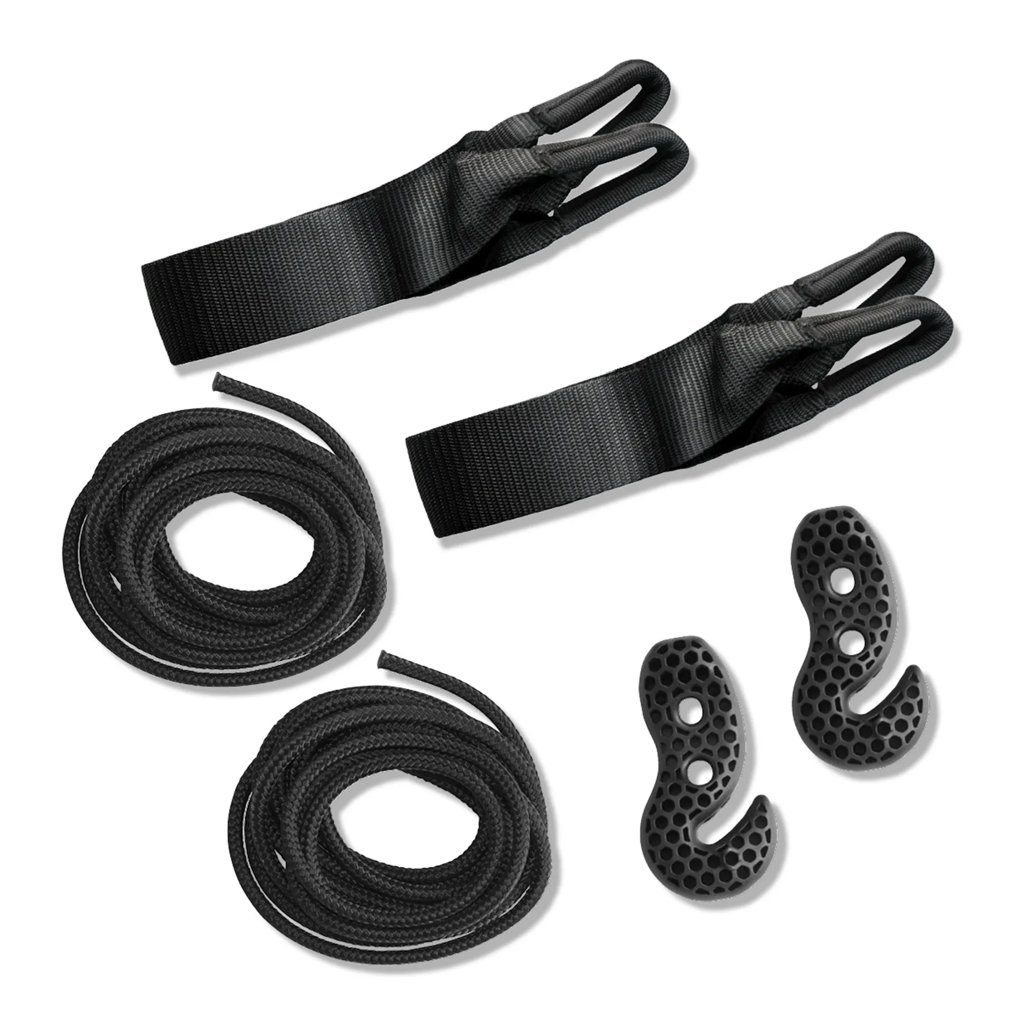 TreeMount Black - Tree and Pole Suspension Set for Hammocks