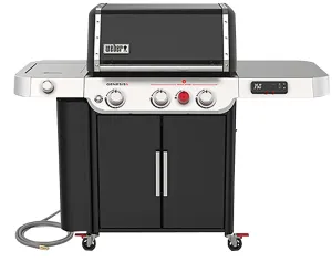 Weber GENESIS EX-335 Series 37610001 Smart Gas Grill, 39,000 Btu, Natural Gas, 3-Burner, Enclosed Cabinet Storage :EA: QUANTITY: 1