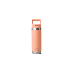 Yeti Rambler 18oz/532ml Bottle with Colour Match Straw Cap - Lowcountry Peach