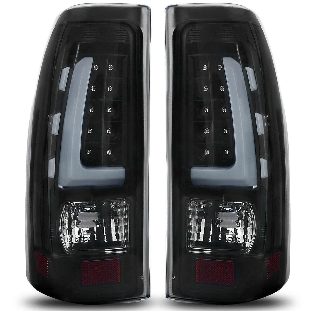 YITAMOTOR® For 1999-2002 Chevy Silverado 1500 2500 3500 Headlights   LED Tail Lights