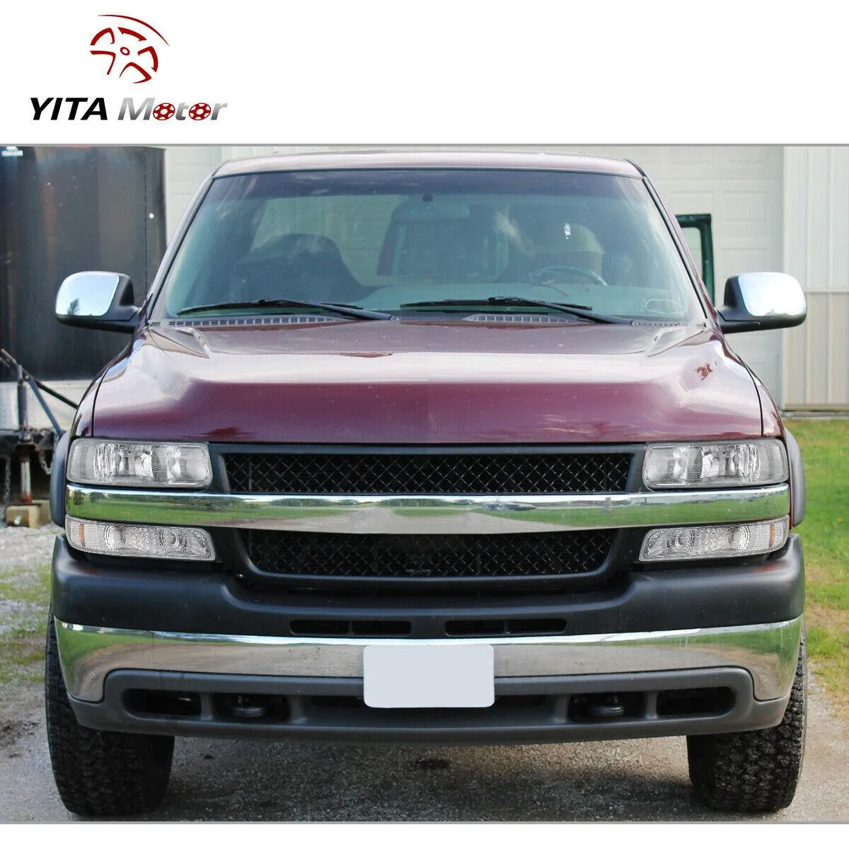 YITAMOTOR® For 1999-2002 Chevy Silverado 1500 2500 3500 Headlights   LED Tail Lights