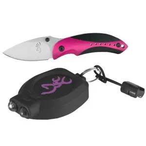 ZPK Light and Minnow Knife Combo - Pink-Black